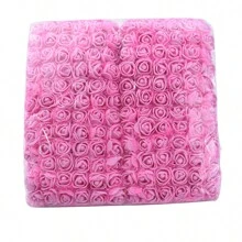 12 bó/gói (144 bông) Hoa giả bằng xốp, hoa hồng mini hình gấu bông, nguyên liệu làm vòng hoa DIY, phụ kiện hộp kẹo, trang trí nhà cửa, đám cưới, hoa cài cổ tay cô dâu, phụ kiện đội đầu, Ngày Valentine, Năm mới, đồ trang trí bánh sinh nhật, quà tốt nghiệp - Hoa hồng xốp với sợi nhiều màu - Xem 18