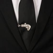 1pc Business Stylish Fish-Shaped Tie Clip, Suitable For Men's Daily Wear - Tie Clip - View 19