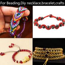 10 Rolls/Pack 100 Yards Colorful Non-Elastic Nylon Beading Cord,0.8mm Multicolor Beaded Thread String For Beading Necklace Bracelet Making Diy Jewelry Crafts Braided String Macrame Cord