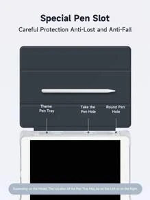 Capa Cereja Compatível com IPad Novo IPad Air4 / 5 10,9 polegadas, Compatível com Huawei Metepad 11 / Tab / 5, Com Suporte para Caneta, Suporta Lid com Despertar / Dormir Automático - Multicolorido - Ver 7