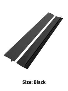 1/2pcs Premium Soft Silicone High-Temperature Resistant Gap Strip - Waterproof, Oil And Dirt Repellent, Easy Clean, Countertop Perfect, Soft Sealing Solution For Kitchen Gaps
