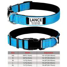 Personalized Dog Collars,Customized Pet Nylon Collar With ID Pendant Tag, Dog Accessories And Decorations - Nice Gift For Pets Ornamental Stylish,Contracted,Fashion,Colorful,Cute,Cuties Unique,Customized Christmas Decor,Dog Name/ID Tags Personalized,Personalized Dog Collars,Treasure Finds Ideal Gifts For Him Her,Family,Friends,Pet Lovers,Pet For Anniversaries,For Birthdays,For Christmas,For Housewarming,For Fall/Autumn/Winter Ornamental,Engraved Stylish,Fashion,Colorful,Vintage,Cute,Contracted,Cuties Custom,Unique,Customized,Personalized Pet For Anniversaries,For Birthdays