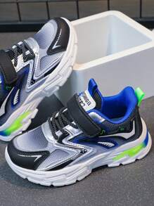 Kinder Lauf Sneaker, bedruckte Spritzer Dekor Sportschuhe für Jungen und Mädchen
