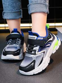 Kinder Lauf Sneaker, bedruckte Spritzer Dekor Sportschuhe für Jungen und Mädchen
