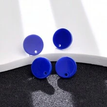 20入組女士亞克力糖果色鋼針耳環，時尚DIY珠寶製作組件和配件