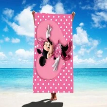 Classic Mickey Beach Towel Swimming Soft Absorbent Towel - Multicolor - View 9