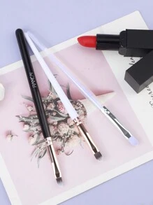 1pc Lip Brush Concealer Brush, Pointed Lip Blending Brush, Lipstick Brush, Makeup Brush, Beauty Tool, Portable - Multicolor - View 4