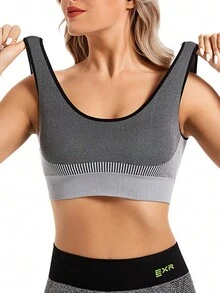2 Pieces Of Women's Underwear Explosive Sports Bra, High Elastic Shockproof Breathable Fitness Beautiful Back Underwear, Women Lingerie - Multicolor - View 7