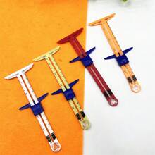 New 5-IN-1 Sewing Seam Ruler Measuring Gauge Patchwork Quilting Tailor Ruler Sizer Helper Aluminum Plastic Sliding Gauge Double Scale - Multicolor - View 3