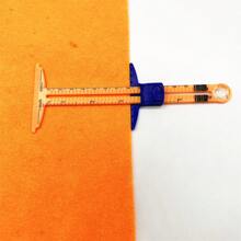 New 5-IN-1 Sewing Seam Ruler Measuring Gauge Patchwork Quilting Tailor Ruler Sizer Helper Aluminum Plastic Sliding Gauge Double Scale - Multicolor - View 6