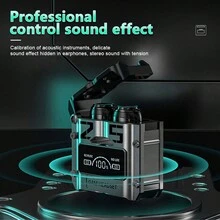 2024 Auriculares inalámbricos Bluetooth 5,3 Tws M25 Super Bass Music Game Reducción de ruido - Negro - Ver 6