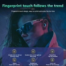 2024 Auriculares inalámbricos Bluetooth 5,3 Tws M25 Super Bass Music Game Reducción de ruido - Negro - Ver 8