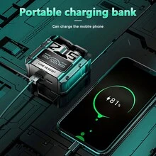 2024 Auriculares inalámbricos Bluetooth 5,3 Tws M25 Super Bass Music Game Reducción de ruido - Negro - Ver 7