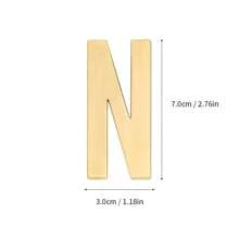 Naklejka na ścianę/drzwi/skrzynkę pocztową z metalu DIY Solid English Letter Decal Applique do lodówki, biura, logo firmy, prezent na powrót do szkoły (z klejem)