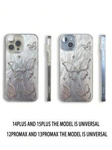 全新羽毛网 IMD 渐变 PC+TPU 彩绘防摔手机壳兼容 15 Pro Max、 14 Pro、 13 Pro Max、 12 Pro、 11、 15 Plus，还兼容 Galaxy A04、Galaxy A32、Galaxy A52、Galaxy A72、Galaxy A33、Galaxy A23、Galaxy A34、Galaxy A35、Galaxy S23、Galaxy S24、Galaxy A34、Galaxy A25、Galaxy S21、Galaxy S20 防水防震防刮 - 銀色 - 查看 7