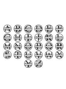 1pc Customized Iron-Made Metal Letter Sign With Personalized Name, 26 Letter Combination, Home Decor Metal Wall Art Outdoor Sign Gifts Birthday Graduation - Black - View 9