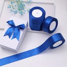 1 Roll 1/1.5/2/4cm Satin Ribbon, 22 Meters, Diy Handmade Rose Flower Material, Cake Box Packaging Ribbon, Flower Bouquet Wrapping, Gift Packaging Ribbon, - Width About 4cm - View 24