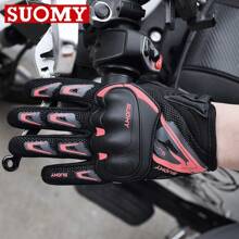 SUOMY Lady Pink Motorcycle Gloves Summer Mesh Breathable Women Teens Girls Motorbike Glove Motocross Luvas Female S-XXL - Pink - View 11