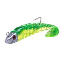 HENGJIA 1pc Jigging Head Soft Silicone Bait Wobblers 9cm15g /11cm 25g Sea Fishing Soft Lures Swimbait Peche For Bass Pike Lure