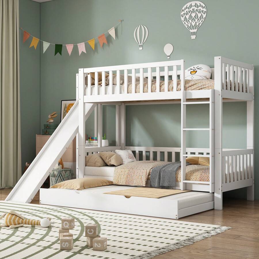 Sweiko Kids Bed Frames, Headboards & Footboards - White - View 1