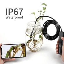 3.9mm 1080P HD WIFI Endoscope Camera For IOS Android Car Pipeline Inspection 6 Adjustable LEDs IP67 Waterproof Hard Cable - Black - View 5