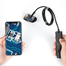 3.9mm 1080P HD WIFI Endoscope Camera For IOS Android Car Pipeline Inspection 6 Adjustable LEDs IP67 Waterproof Hard Cable - Black - View 9