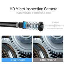 3.9mm 1080P HD WIFI Endoscope Camera For IOS Android Car Pipeline Inspection 6 Adjustable LEDs IP67 Waterproof Hard Cable - Black - View 6
