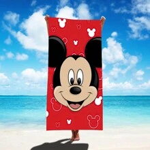 Classic Mickey Beach Towel Swimming Soft Absorbent Towel - Multicolor - View 17