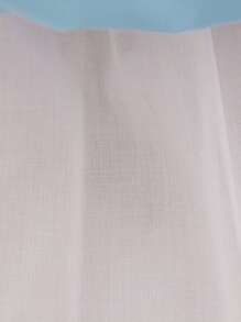 女婴花朵薄纱可爱蓬蓬花童礼服，适合一周岁生日庆祝和外出，不含头饰 - 淺藍色 - 查看 10