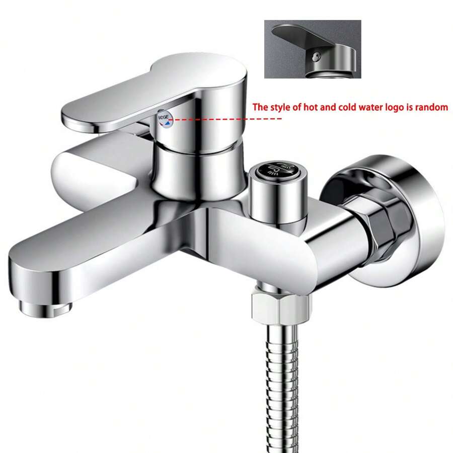 1Piece Triple Connector Mixer For Hot And Cold Shower Faucets Easily