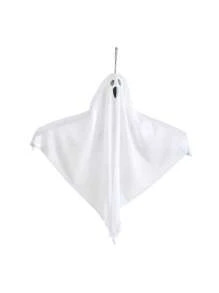 1 Stück Halloween Veranstaltung Dekoration Requisiten, Weiße Geisterornamente, Außen Horror Urlaub Dekorationen, Hängende Geisteranhänger