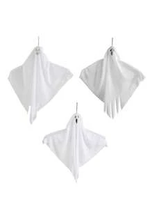 1 Stück Halloween Veranstaltung Dekoration Requisiten, Weiße Geisterornamente, Außen Horror Urlaub Dekorationen, Hängende Geisteranhänger