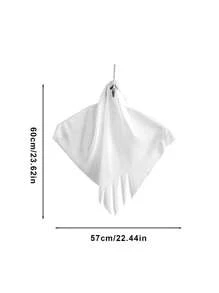 1 Stück Halloween Veranstaltung Dekoration Requisiten, Weiße Geisterornamente, Außen Horror Urlaub Dekorationen, Hängende Geisteranhänger