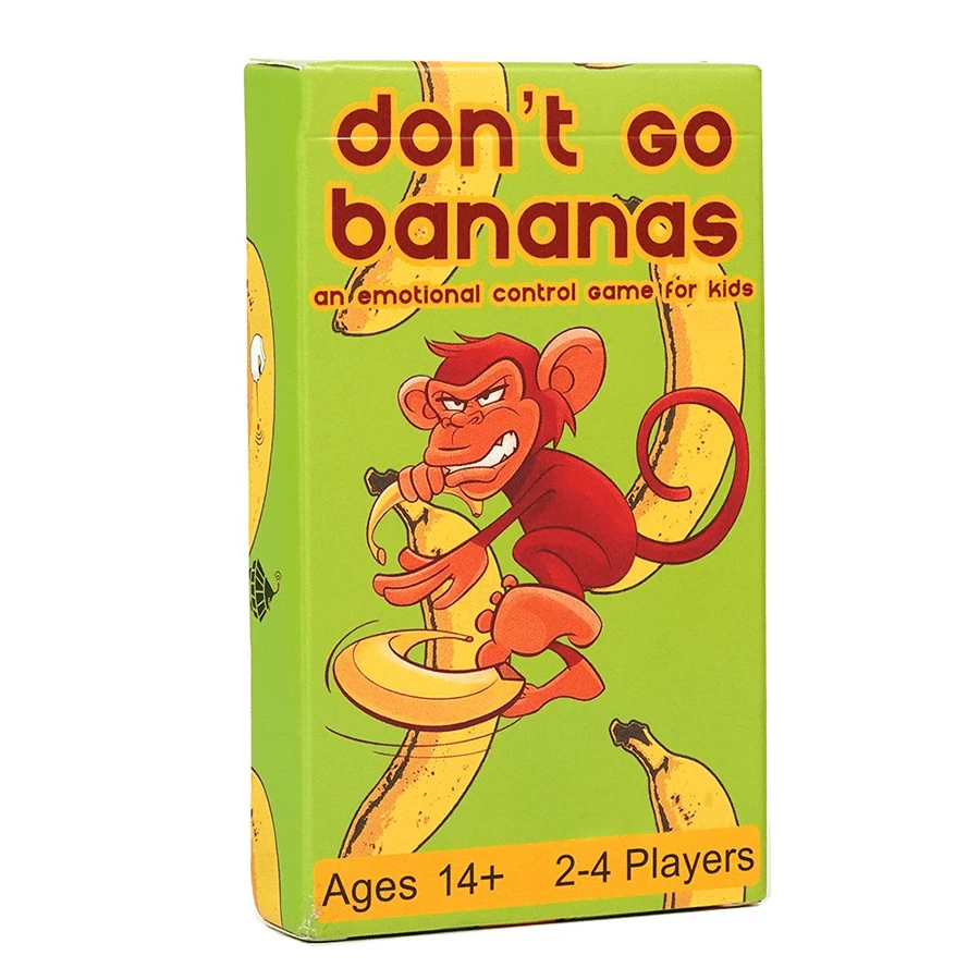 1pc DON'T GO BANANAS Don't Eat Bananas Interactive Challenge Q&A Game