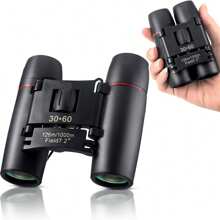 30 X 60 Cruise Ship Binoculars Waterproof Lightweight Small Binoculars Pocket Folding Compact Binoculars For Adults And Children Bird Watching, Mountaineering, Travel Sightseeing - Multicolor - View 2