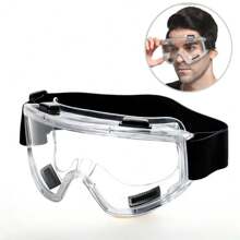 Goggle Anti Splash Dust Proof Work Lab Eyewear Eye Protection Industrial Research Glasses Clear Lens