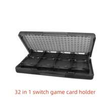 32 In 1 Game Card Storage Case Memory Card Holder Case, Holds (30 DSI/DSXL/3DS Card + 2 SD Card + 2 FT Phone Card + 2 DSI/DSXL/3DS Styluse), For NDS Card, 3DS Card - Holds 32 Cards - View 1