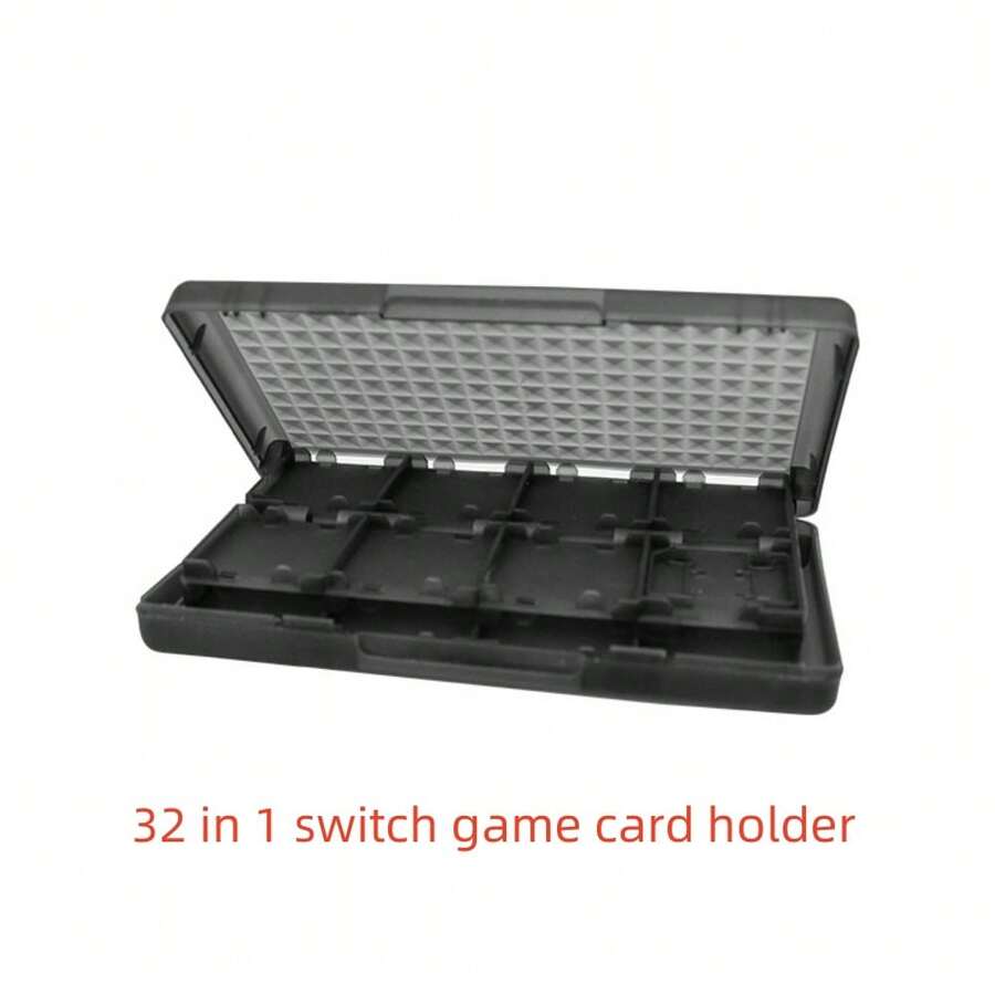 32 In 1 Game Card Storage Case Memory Card Holder Case, Holds (30 DSI/DSXL/3DS Card + 2 SD Card + 2 FT Phone Card + 2 DSI/DSXL/3DS Styluse), For NDS Card, 3DS Card - Holds 32 Cards - View 1