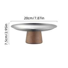 1入組帶底座的水果盤，高腳水果盤，桌面水果盤，甜點托盤，下午茶聚會高腳托盤