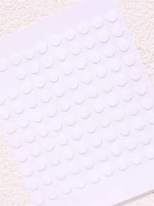 1set 16pcs  Stainless Steel Geometric Ball Fake Piercing Stud Set Fake Nose Ring Stud Sticker Pack Fake Eyebrow Lip Piercing Non Piercied Body Jewelry - Silver - View 9