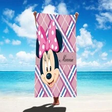 Classic Mickey Beach Towel Swimming Soft Absorbent Towel - Multicolor - View 12
