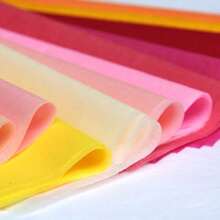 10pcs 50*66cm Thin Paper, Floral Wrapping Paper, Craft Paper For Gift Packaging, DIY Handicrafts, Suitable For Flower Shop Bouquet Packaging, Wedding Decoration