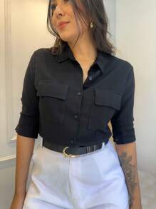 Women Blouses - màu đen - Xem 1