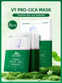 滋養面部6入組25g舒緩保濕面部皮膚護理適用於日常使用 - 綠色 - 查看 8
