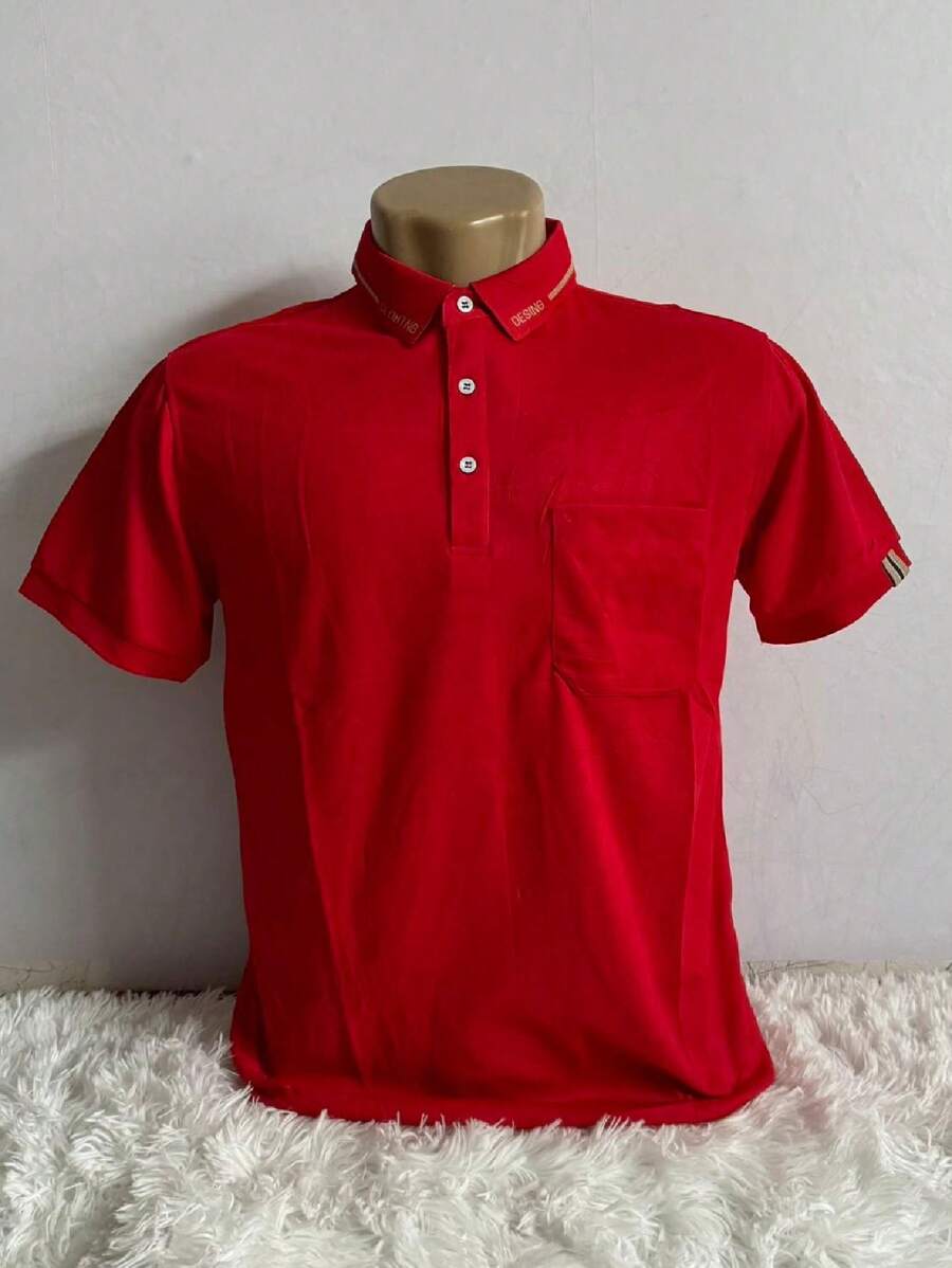 Men T-Shirts - 紅色 - 查看 1