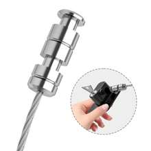 1入組冰箱鎖，附鑰匙的冰箱鎖，冷凍庫鎖和兒童安全櫥櫃鎖 - 黑白 - 查看 6