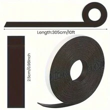 1 rollo de 3 metros de cinta magnética autoadhesiva flexible con un adhesivo fuerte, lámina magnética suave, cinta magnética perfecta para proyectos y organización