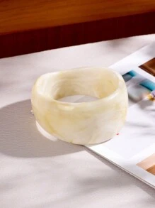 Ladies Acrylic Wide Face Bracelet Versatile Bracelet - Multicolor - View 8