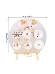 Acrylic Donut Cone Holder, Sweets Table Stand, Wedding Party Dessert Display, Ice Cream Cone Rack Cake Stand Cake Decorations Cupcake Stand Cake Decor Cake Holder Wedding Decor Wedding Party Supplies Wedding Decorations Wedding Accessories Wedding Cake Stand - Clear - View 3