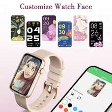 Smart Watches For Women Compatible With IPhone Android Phones, Slim Women's Fitness Bracelet Sports Tracker Digital Watch Step/Sleep Monitor